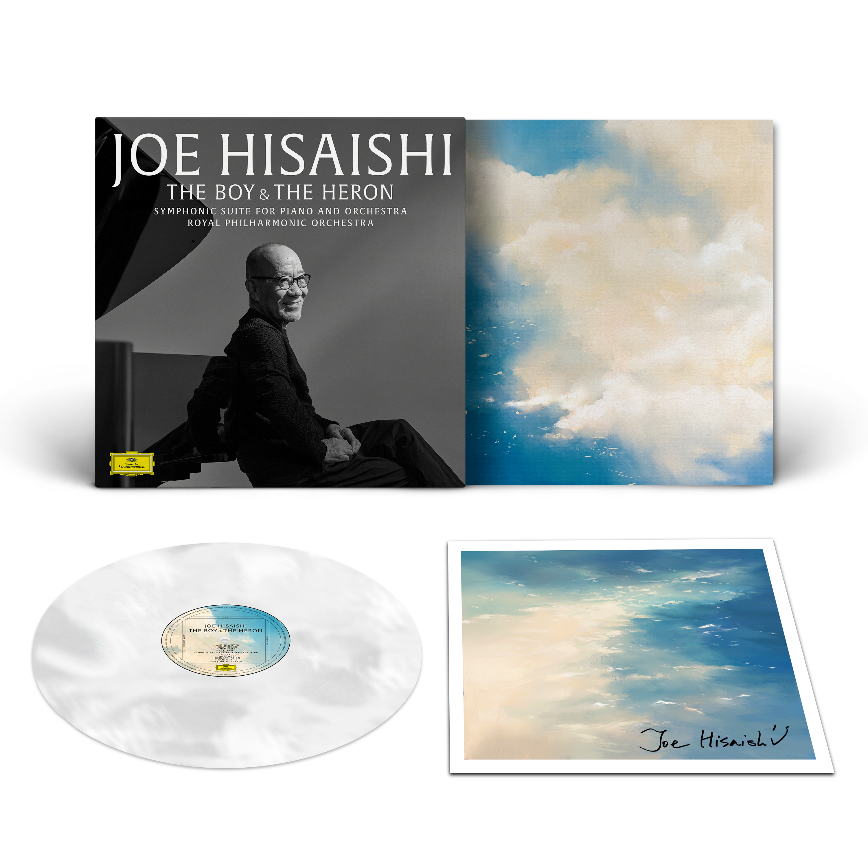 Joe Hisaishi & Royal Philharmonic Orchestra The Boy And The Heron – Symphonic Suite For Piano And Orchestra Marbled Vinyl + signierte Artcard 455689
